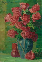 Untitled (Roses) by Birger Sandzén, 1915, Oil on canvas, offered Nov 2019