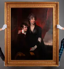 Mother & Son by Thomas Lawrence, Oil on canvas, offered Nov 2019