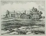 Barker Homestead by Birger Sandzén, 1945, Lithograph on paper, offered Nov 2019