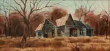 Joseph Bohler, Untitled (Winter Homestead), 1969, Watercolor on paper