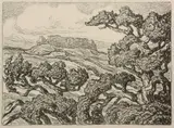 Gran Quivira by Birger Sandzén, 1919, Lithograph on paper, offered Nov 2019