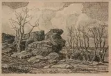 Birger Sandzén, Top of Salemsborg Hill, Kansas