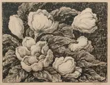 Magnolias by Birger Sandzén, 1946, Lithograph on paper, offered Nov 2019
