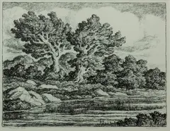 Bennington Lake by Birger Sandzén, 1945, Lithograph on paper, offered Nov 2019