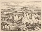 Birger Sandzén, White Rocks