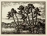 Birger Sandzén, Toward Evening