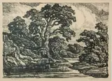The Winding Stream by Birger Sandzén, 1928, Lithograph on paper, offered Nov 2019