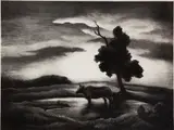 Thomas Hart Benton, Sunset, 1941, Lithograph on paper