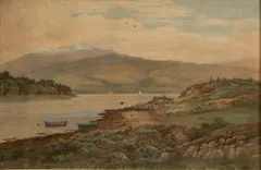 John Nesbitt, Looking Towards Ardchattan (Loch Etive), 1895, Watercolor on paper