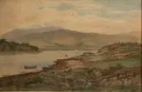 John Nesbitt, Looking Towards Ardchattan (Loch Etive), 1895, Watercolor on paper