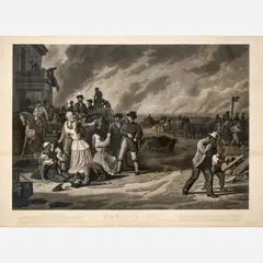 George Caleb Bingham, Martial Law, 1872, Mezzotint