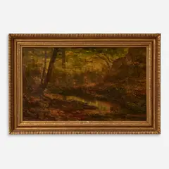 A Forest Brook by Homer Dodge Martin, 1881, Oil on canvas, offered Dec 2025