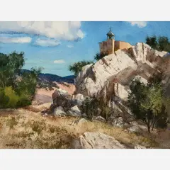 Paul Strisik, Morada de la Conquistadora, 1979, Watercolor on paper
