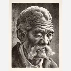 Aaron by Thomas Hart Benton, Lithograph "Aaron", sold Dec 2025