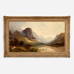 Thomas C. Blake, Highlands Landscape, Oil on canvas