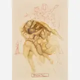 Salvador Dalí, Inferno Canto 8: Irascible, circa 1960-, 1964, Color wood engraving