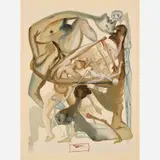 Salvador Dalí, Inferno Canto 11: At the Edge of the Seventh Bolge, circa 1960-, 1964, Color wood engraving