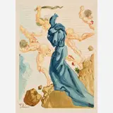 Salvador Dalí, Inferno Canto 15: The Borders of Phlegethon, circa 1960-, 1964, Color wood engraving