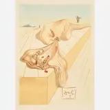 Salvador Dalí, Inferno Canto 30: Gianni Schicchi's Bite, circa 1960-, 1964, Color wood engraving