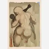 Salvador Dalí, Purgatorio Canto 6: Deaths by Violence, circa 1960-, 1964, Color wood engraving