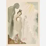 Salvador Dalí, Purgatorio Canto 13: The Second Level, circa 1960-, 1964, Color wood engraving