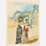 Salvador Dalí, Purgatorio Canto 20: Greed and Lavishness, circa 1960-, 1964, Color wood engraving