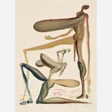Salvador Dalí, Purgatorio Canto 22: Lavishness, circa 1960-, 1964, Color wood engraving