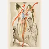 Salvador Dalí, Purgatorio Canto 32: Earthly Paradise, circa 1960-, 1964, Color wood engraving