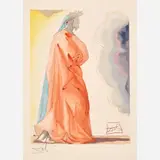 Salvador Dalí, Paradiso Canto 1: Dante, circa 1960-, 1964, Color wood engraving