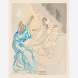 Salvador Dalí, Paradiso Canto 5: The New Aspect of Beatrice, circa 1960-, 1964, Color wood engraving