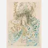 Salvador Dalí, Paradiso Canto 7: The Divine Presence, circa 1960-, 1964, Color wood engraving