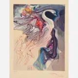 Salvador Dalí, Paradiso Canto 19: Languages of the Birds, circa 1960-, 1964, Color wood engraving