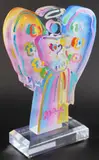 Peter Max, Angel with Heart, acrylic