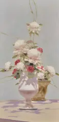 Andre Gisson, Floral Still Life, oil on canvas