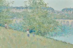 Andre Gisson, French Landscape, oil on canvas