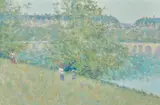 Andre Gisson, French Landscape, oil on canvas