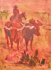 Buck Taylor, Almost Home, oil on canvas