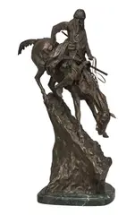 Frederic Remington, Mountain Man, bronze