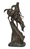 Frederic Remington, Mountain Man, bronze