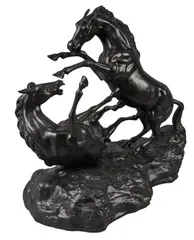 Henry Van Wolf, Fighting Stallions, bronze