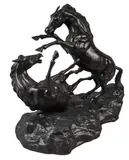 Henry Van Wolf, Fighting Stallions, bronze