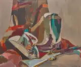 Liz Gribin, Amarillo, oil on canvas