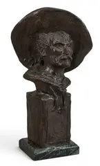 The Sergeant by Frederic Remington, bronze, sold Jul 2026