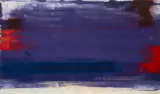 William Pettet, Golden A, oil on canvas