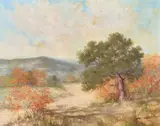 Hazel Massey, Sumac (Camp Bullis), oil on canvas