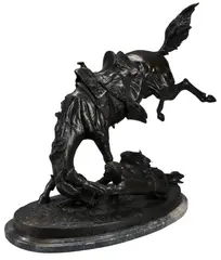 Frederic Remington, Wicked Pony, bronze
