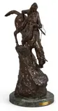 Frederic Remington, Mountain Man, bronze