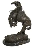 Frederic Remington, The Rattlesnake, bronze