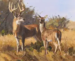 Luke Frazier, High Alert, oil on panel