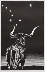 Thomas C. Lea III, Old Blue, lithograph on paper